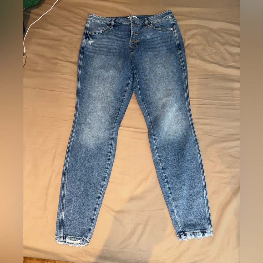 Maurices Blue Skinny Jeans